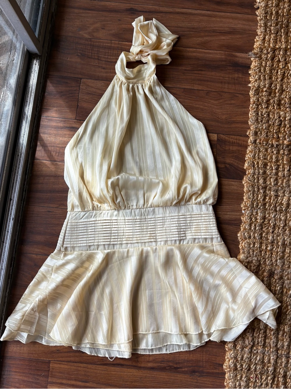 Halter A Line Mini Dress